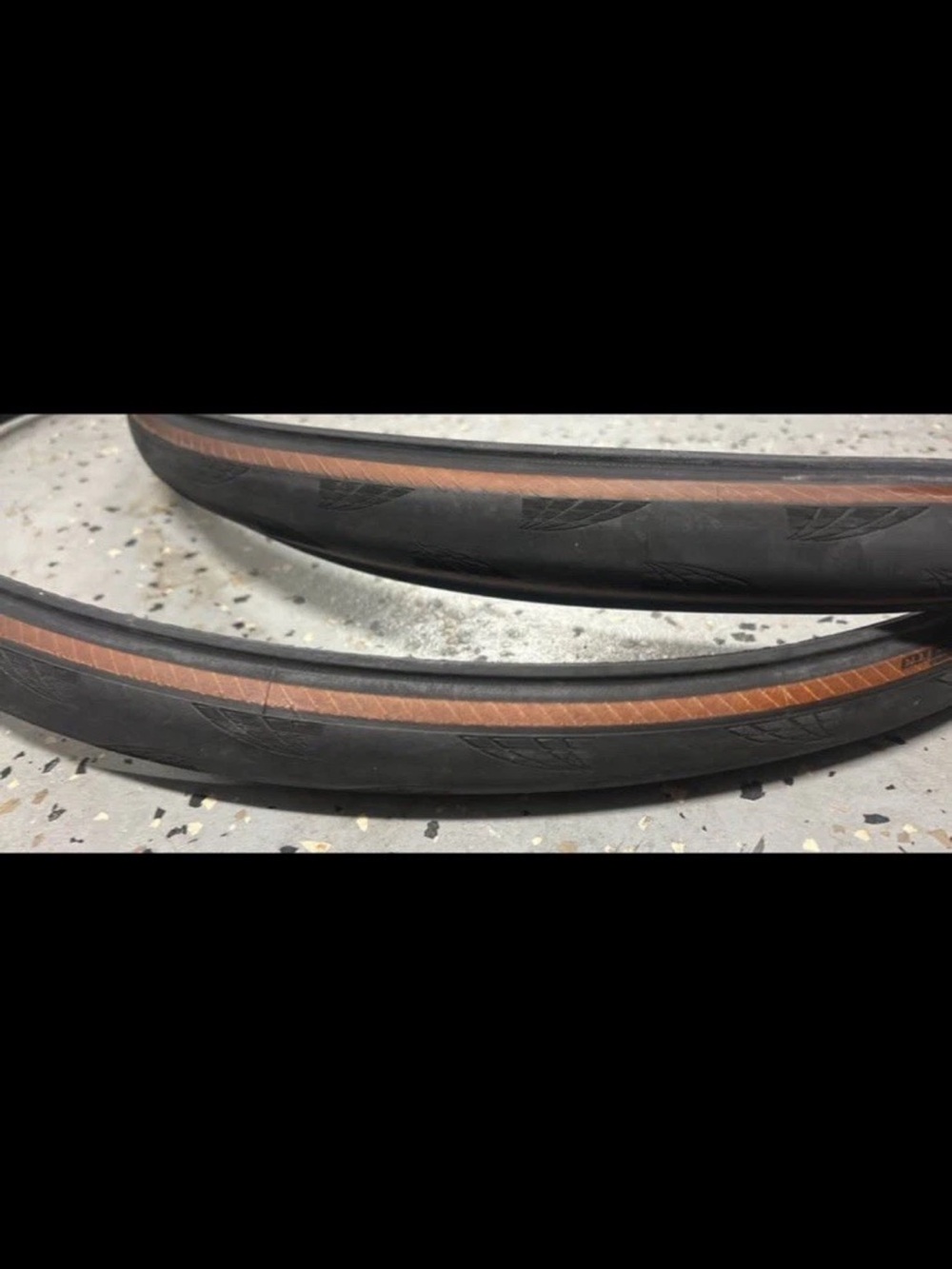 TWO NEW Continental Grand Prix Black/transparent tires.